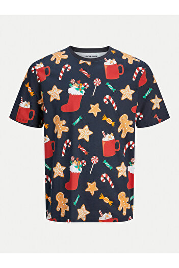 Jack & Jones Tricou bărbătesc Jack Jones 12265399 Bleumarin