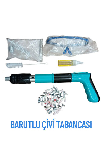 hedefsan BARUTLU ÇİVİ TABANCASI 100 ADET ÇİVİ HEDİYELİ