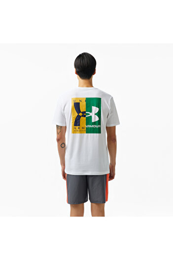 Under Armour Ανδρικό γκρι μπλουζάκι με λογότυπο Evol 60/40s