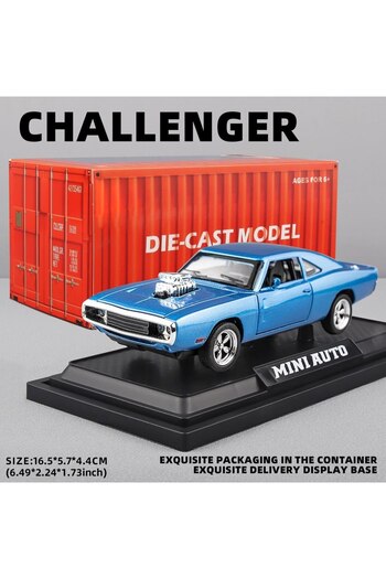 Choice1 BLUE 1:32 Scale CHARGER 1970 Alloy Diecast Model Car Pull Back Mini Vehicles Toys for Kids Lovers Co