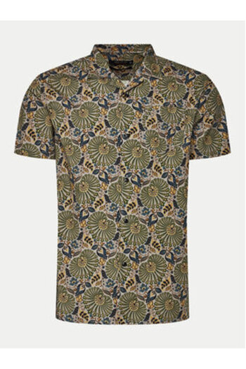 Indicode Men's Shirt INStevo 20-454 Green