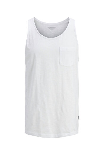 Jack & Jones jack jones Mens Tank top 12273165 White