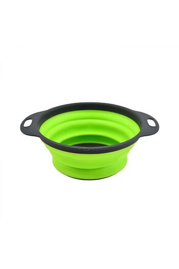 zola Strecuratoare pliabila din silicon,24x3-8 cm, gri/verde