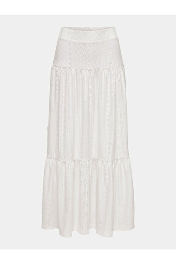 JDY Womens Maxi Skirt 15321057 White