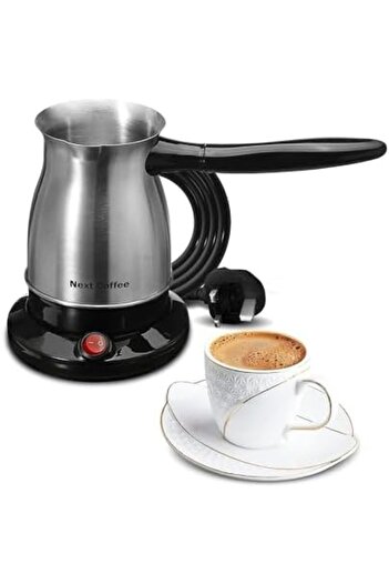 Next Coffee Electric Turkish Maker Machine 800W Pot Warmer Kettle Premium Quality Stainless Steel 60