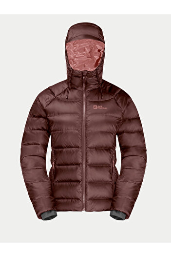 Jack Wolfskin Women's Down Jacket 1207091 Burgundy