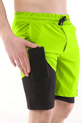 GHASSY CO. Ghassy Co Men's Running Quick Dry Micropolyester with Back Zipper Pocket and Towel Ring Training Fu