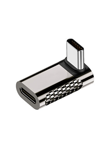 Choice محول USB 2 USB C بزاوية 90 درجة، USB 3.2 بسرعة 20 جيجابت في الثانية من النوع C إلى USB C OTG، محول 8K@60Hz، 100 واط USB Type C