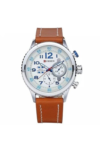 Curren Men's Watch Curren Champion White