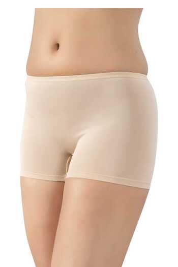 Tezzgelsin Women's 6-Piece Bamboo Non-Marking Boxer Shorts Panties