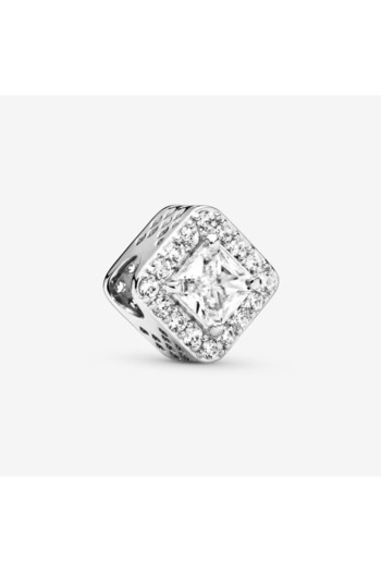 Pandora Pandora Halo Charm with Geometric Shine Zirconia and 925 Silver