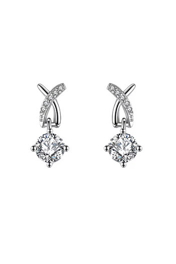 OEM Cercei Daizy tip Wedding Luxury din Argint S925 cu pietre Zirconiu