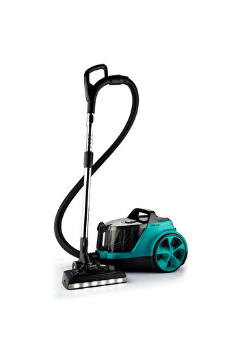 Zass Cyclonic vacuum cleaner, bagless Zass ZVC 22 TURQUOISE 800W, Filter WHF Plus, Hepa 13, Capacity 3.1L