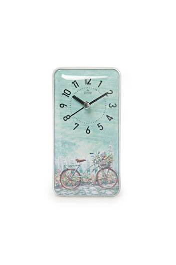 Galaxy Rectangular Wall Clock - Colorful - 17X9 cm
