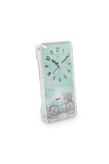 Galaxy Rectangular Wall Clock - Colorful - 17X9 cm