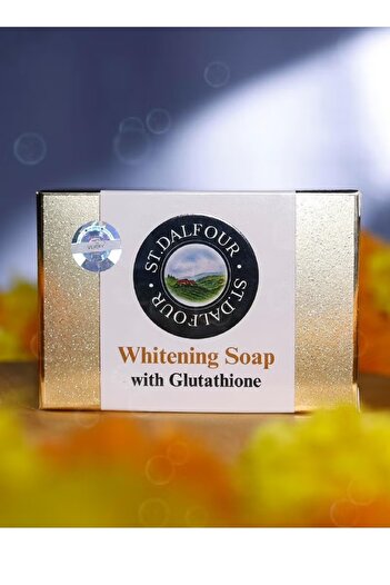 Now St. Dalfour Whitening Soap with Glutathione 1 x 135g for a bright and even skin tone