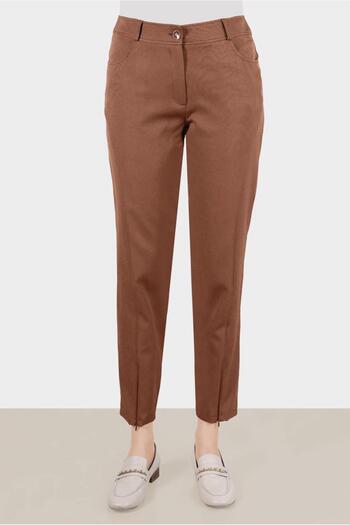 Alvina 70383 Model Zipper Detailed Pants