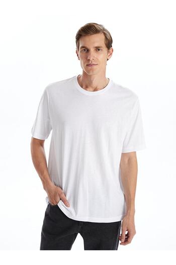 LC Waikiki Ανδρικό T-Shirt από βαμβακερό χτενισμένο λαιμό