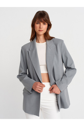 Dilvin 60770 Blazer-Jachetă-Gri