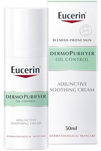 Eucerin Face Cream for Oil Control, Hydrating and Soothing for Oily Skin, 50ml