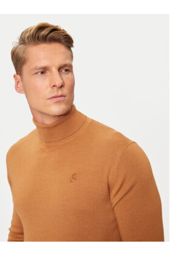 Karl Lagerfeld Men's Turtleneck 655058-544399 Brown