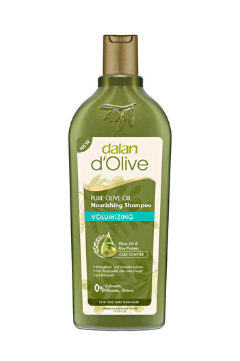 Dalan Șampon volumizant cu ulei de măsline natural D'olive 400 ml
