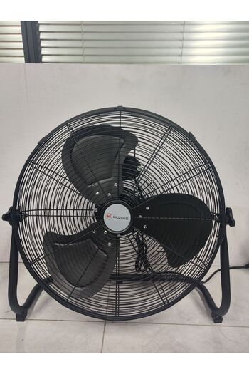 Genel Markalar Mzk-20sh Yer Tipi 150w Kafes Siyah Renk Sanayi Vantilatör