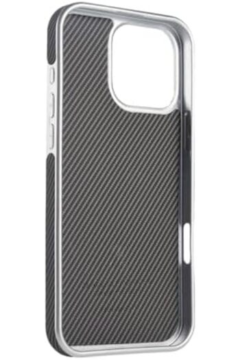 Generic Carbon Leather Mobile Cases for iPhone 15pro 15pro max 16pro 16pro max (Black)