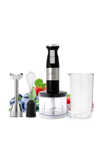 LAC LAICHY 4 In 1 Blender, 340w 2-speed And Turbo Mode,600ml Container,for Smoothie Sauces Food Soups