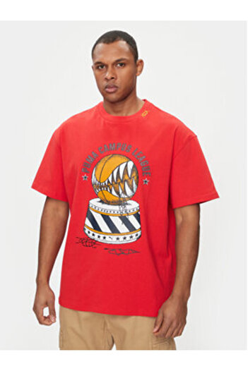 Puma Men's T-Shirt 624740 Red
