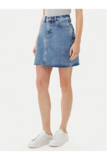 Pepe Jeans Fustă din denim pentru femei PL901124NC9 albastră