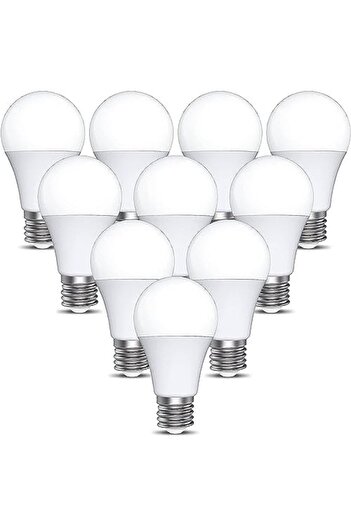Generic 10 lamp per box 12W LED Light Bulb, 6500K Daylight (White), Non-dimmable, E27 Base, one year warrant