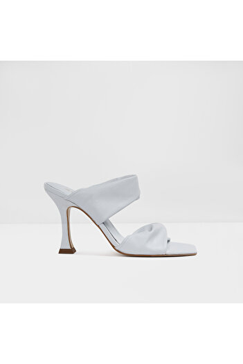 Aldo Haslev-Tr - Real Leather White Women's Heeled Slippers
