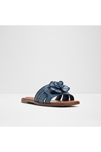 Aldo SEAFLOWER - Kadın Tekstil Denim Düz Bağcıksız Düz Sandalet
