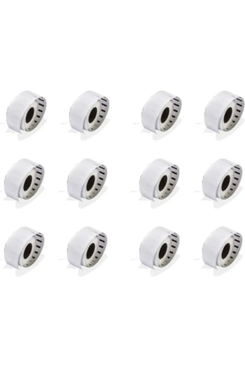 ardini Dymo 99012 Equivalent Thermal Label - 89x36mm, Pack of 12