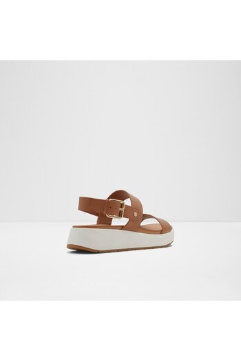 Aldo Silyia-Genuine Leather Tan Women's Sandals