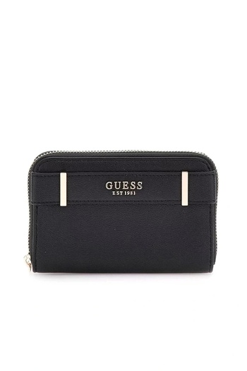Guess ANADELA SLG MEDIUM ZIP AROUND Kadın Siyah Cüzdan SWBG9633140-BLA