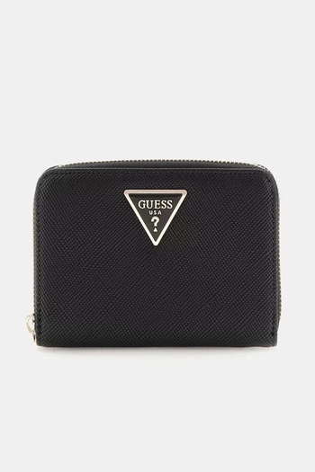 Guess LAUREL SLG MEDIUM ZIP AROUND Kadın Siyah Cüzdan SWZG8500140-BLA