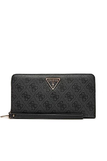 Guess Laurel Slg Cheque Organizer Women's Anthracite Wallet Swsg8500163-Clo