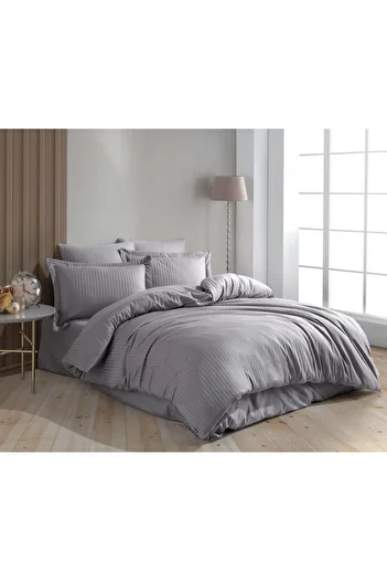 celhome Damask Type Bed Linen 6 Pieces, CELhome, Grey