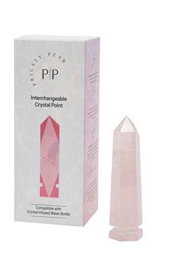 PRICKLY PEAR Rose Quartz Individual Interchangeable Crystal Point
