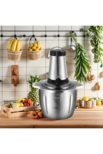 fulina 4 dual-stage blades Meat grinder,3L,stainless steel, for meat, vegetables, fruits, nuts