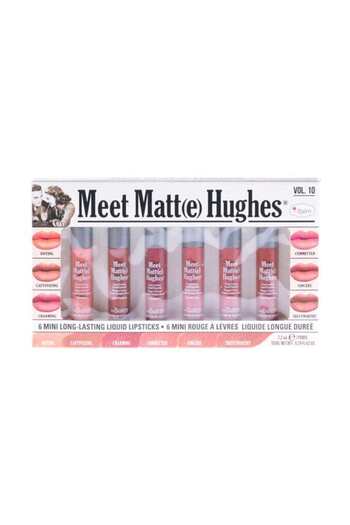 Noname theBalm Meet Matte Hughes Liquid Lipstick Set of 6 Minis - 10