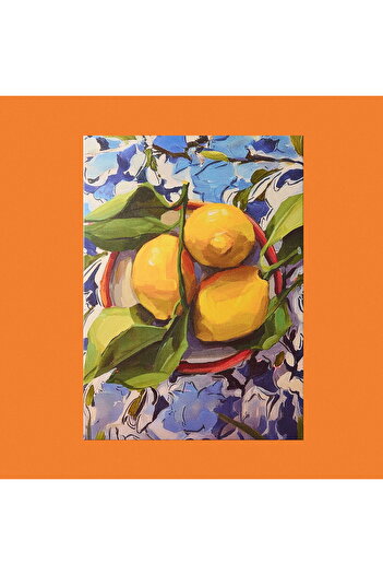 MATMEL Deco Lime Cello Canvas Print - Yellow - 50X70 cm