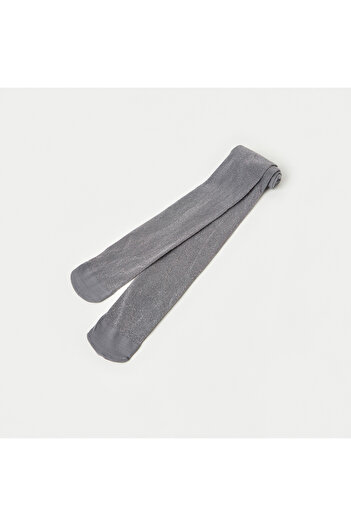 Juniors Textured Tights with Elasticated Waistband