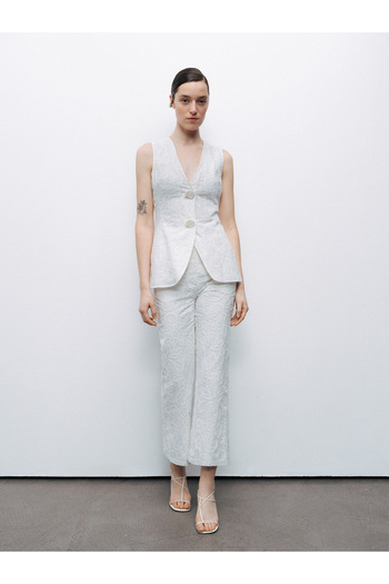 Nocturne Embroidery Design Vest