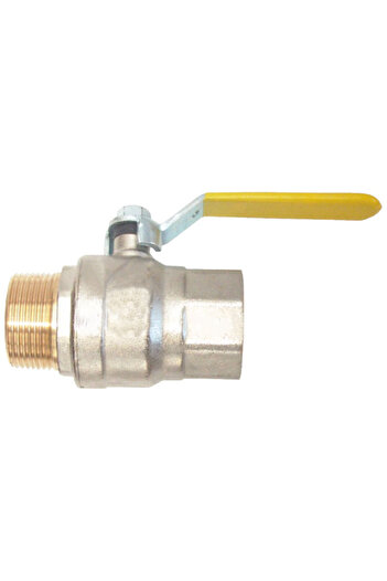 flores Bronze gas shut-off valve with lever, 1", Fi + Fe