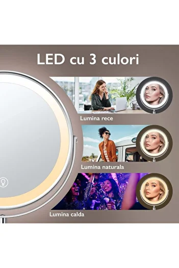 Kdhome KD Home RoyalReflect 10X LED Cosmetic Makeup Mirror