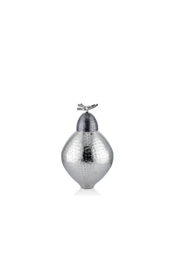 LAMEDORE Chubby Silver Black Small Lid Cup 23.5X39 cm