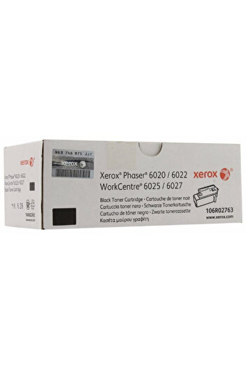 Xerox Cartus Toner Original Xerox 6020BK / 6025BK / 106R02763, Negru, 2000 pagini